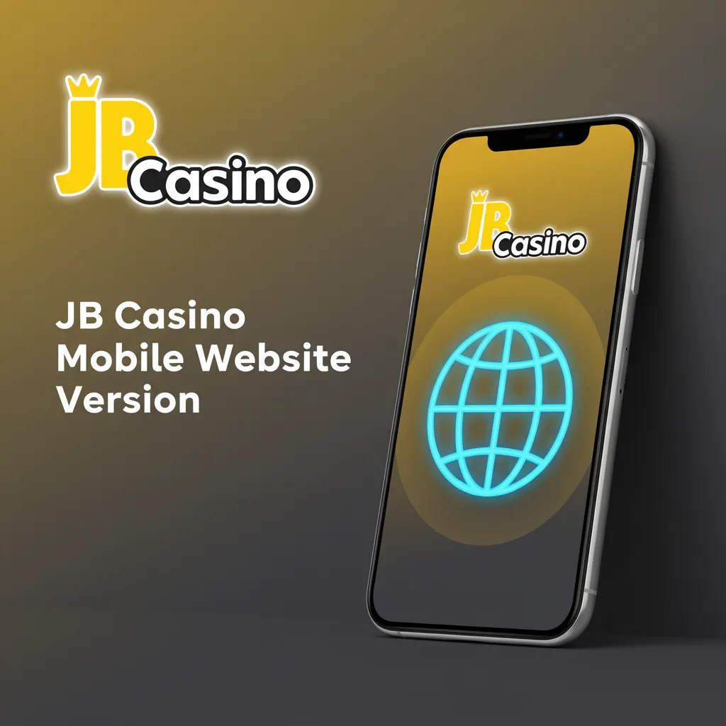 JB Casino mobile site on phone and tablet with live betting, games, cash out, payments, support; works without app install.