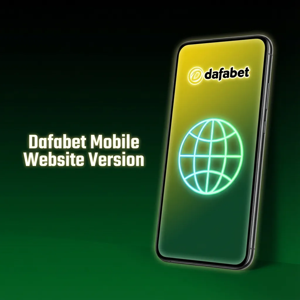 Dafabet mobile website interface showing betting and casino options on smartphone screen