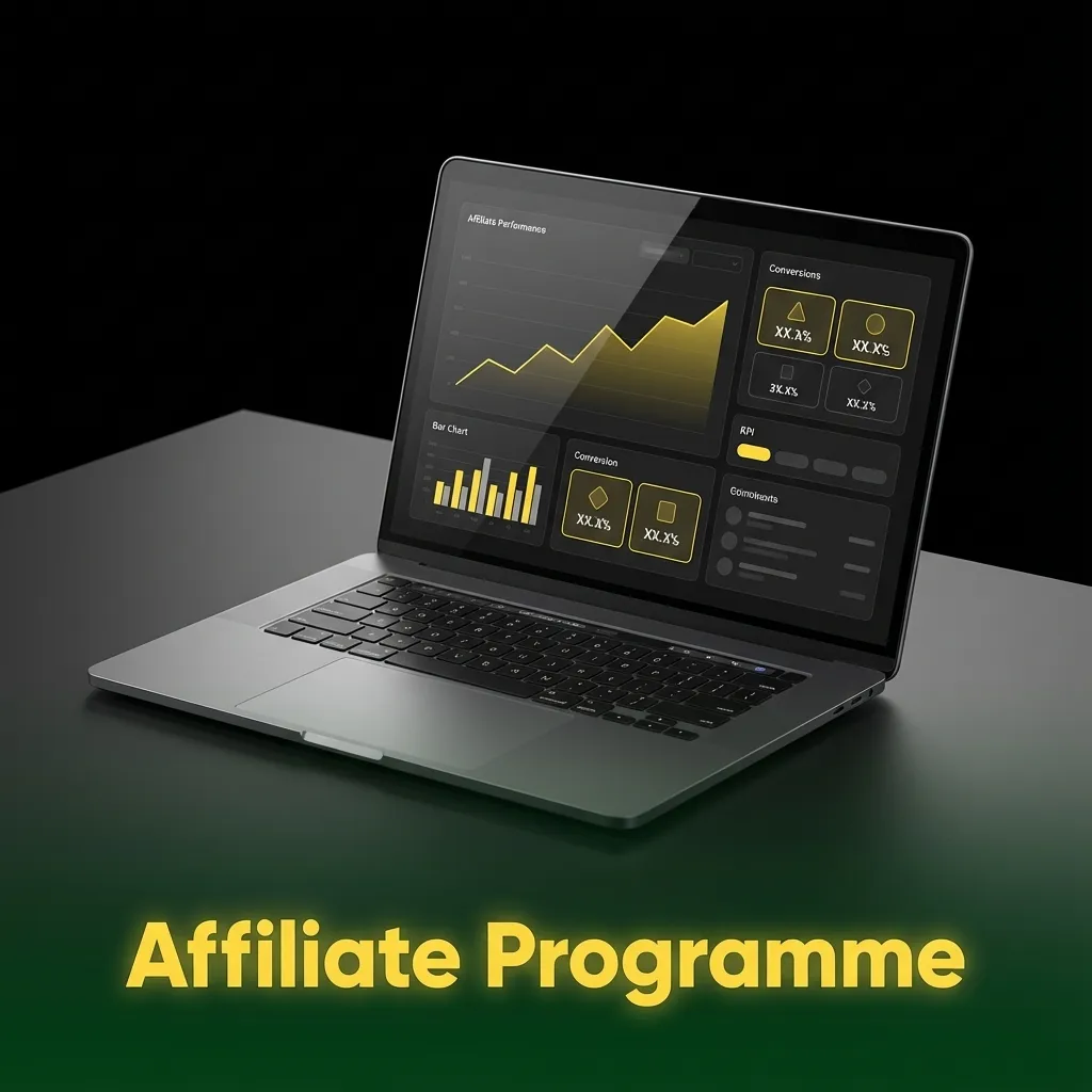 Partners earn commission for referring new players through tracking links and marketing materials provided.