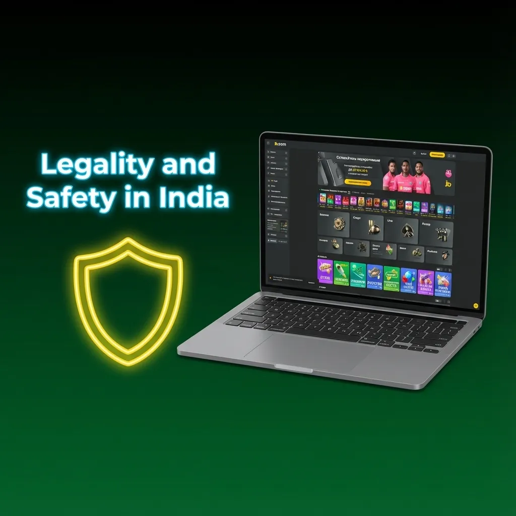 Secure online gaming platform with Curaçao license, SSL encryption, and responsible gaming tools for Indian players