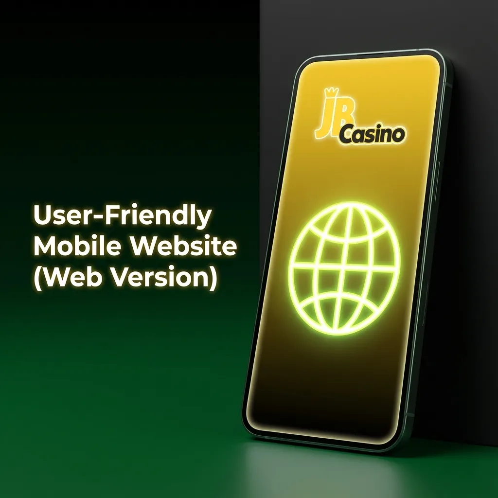 Mobile-optimized casino website interface showing instant browser access to games without downloads on smartphone screen
